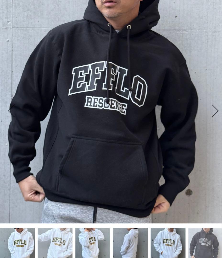 【EFFLORESCENCE】COLLEGE STYLE HOODIE
