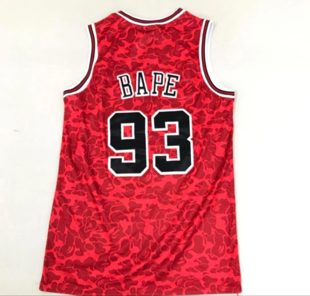 BULLS BAPE 93 APE ゲームシャツ NBA