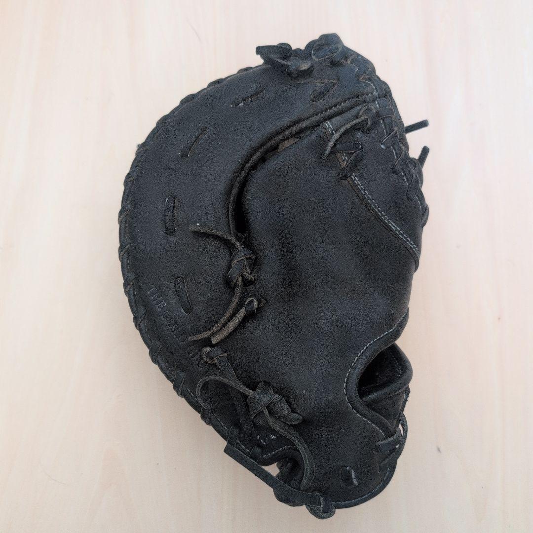 Rawlings 黒 軟式ミット ファースト用 本革