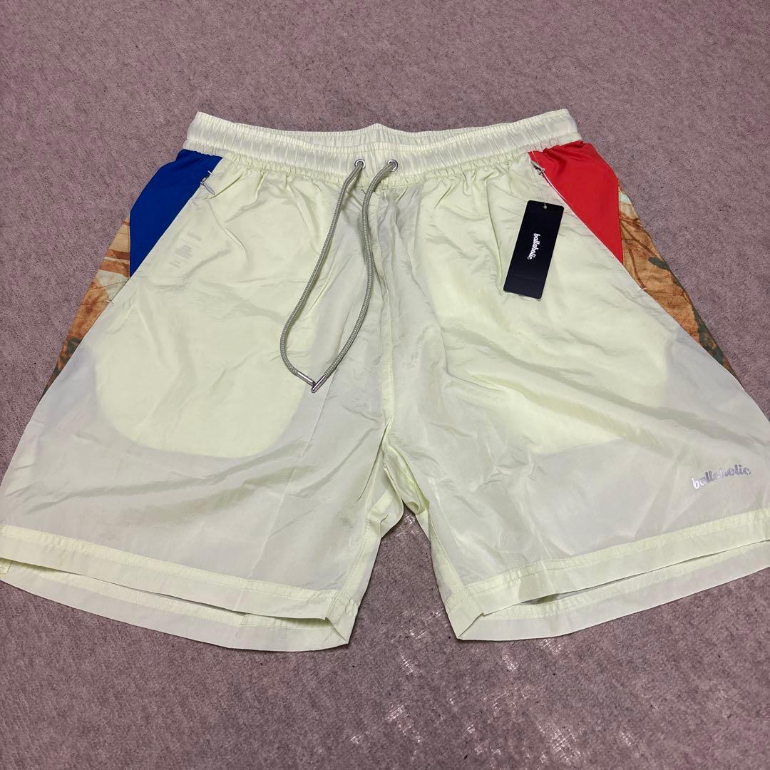 ballaholic W face zip shorts L リストバンド付き