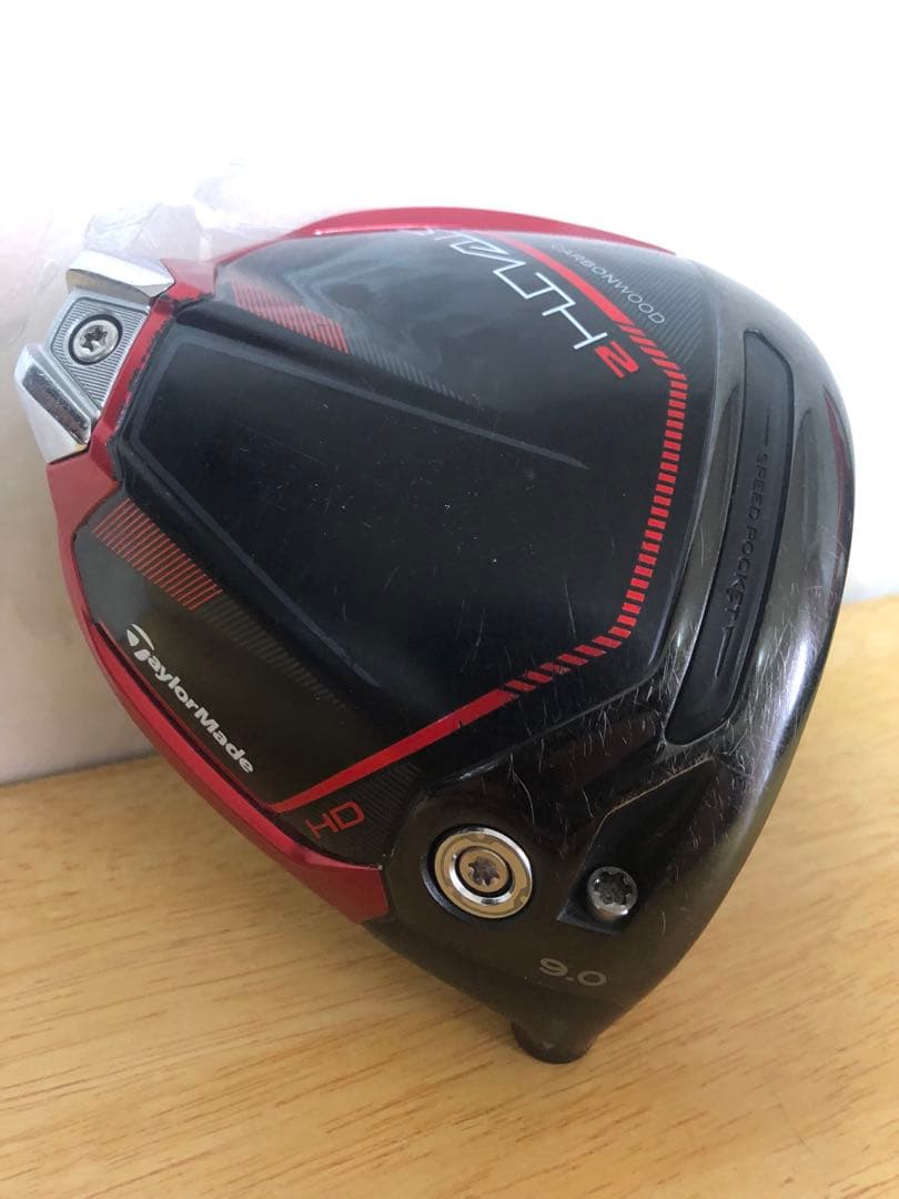 テーラーメイド STEALTH2 HDドライバーヘッド 9.0° ヘッドカバー付