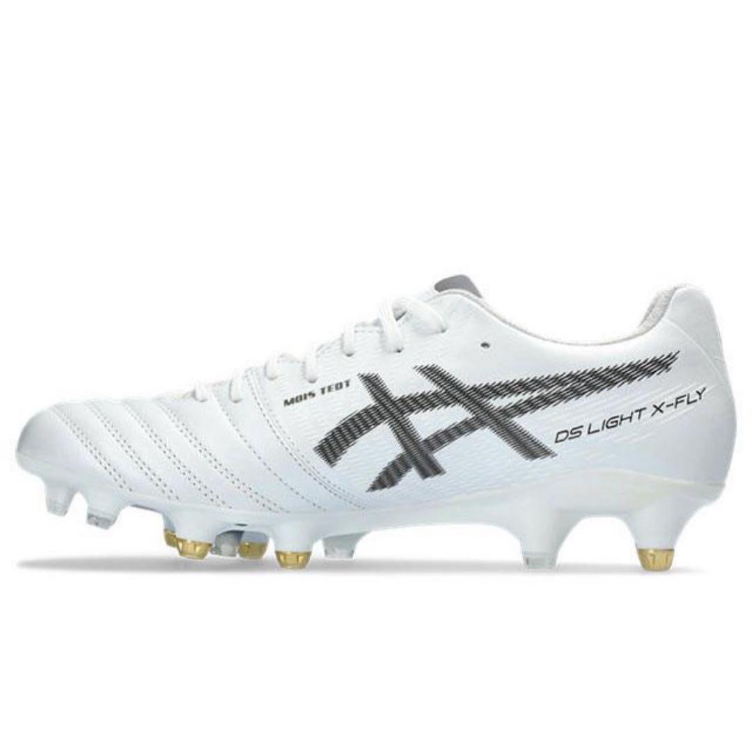 新品タグ付きASICS DS LIGHT X-FLY ホワイト サッカーシューズ