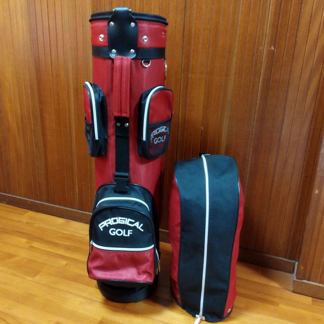 PRODIGAL GOLF キャディバッグ 赤黒
