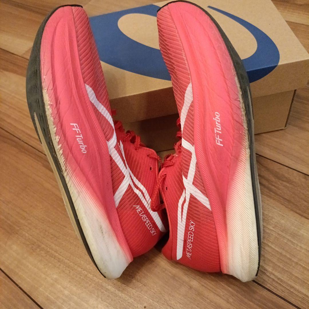 ASICS SPEED レッド ランニングシューズ 27cm