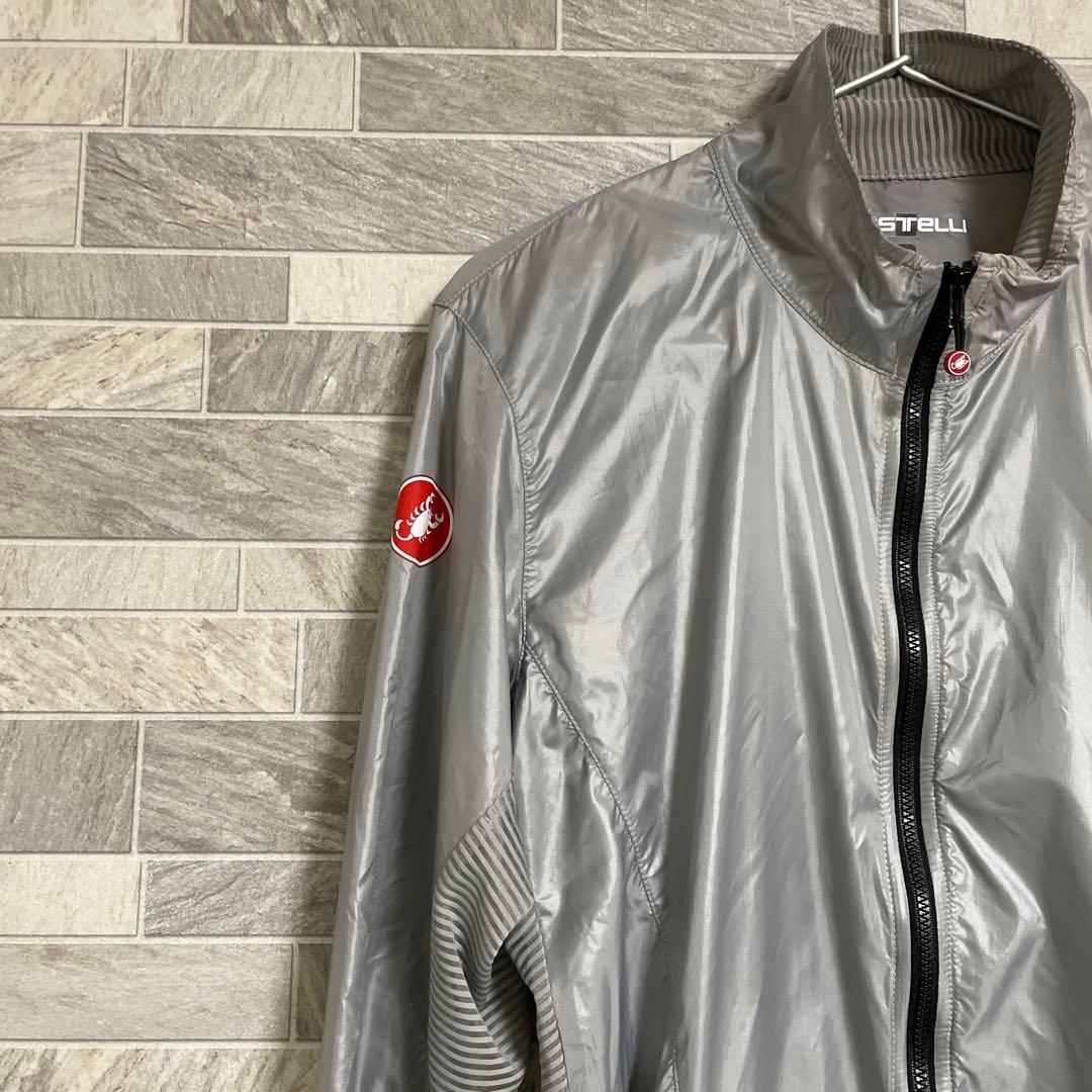 CASTELLI ARIA SHELL JACKET ウィンドブレーカー グレー