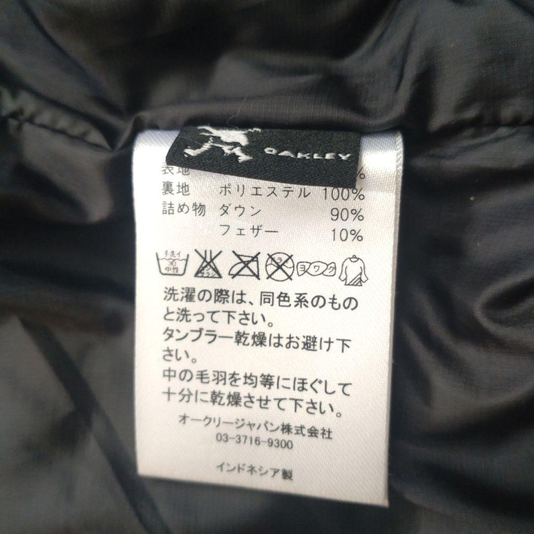 Oakley ダウンベスト Lサイズ 黒/グレー
