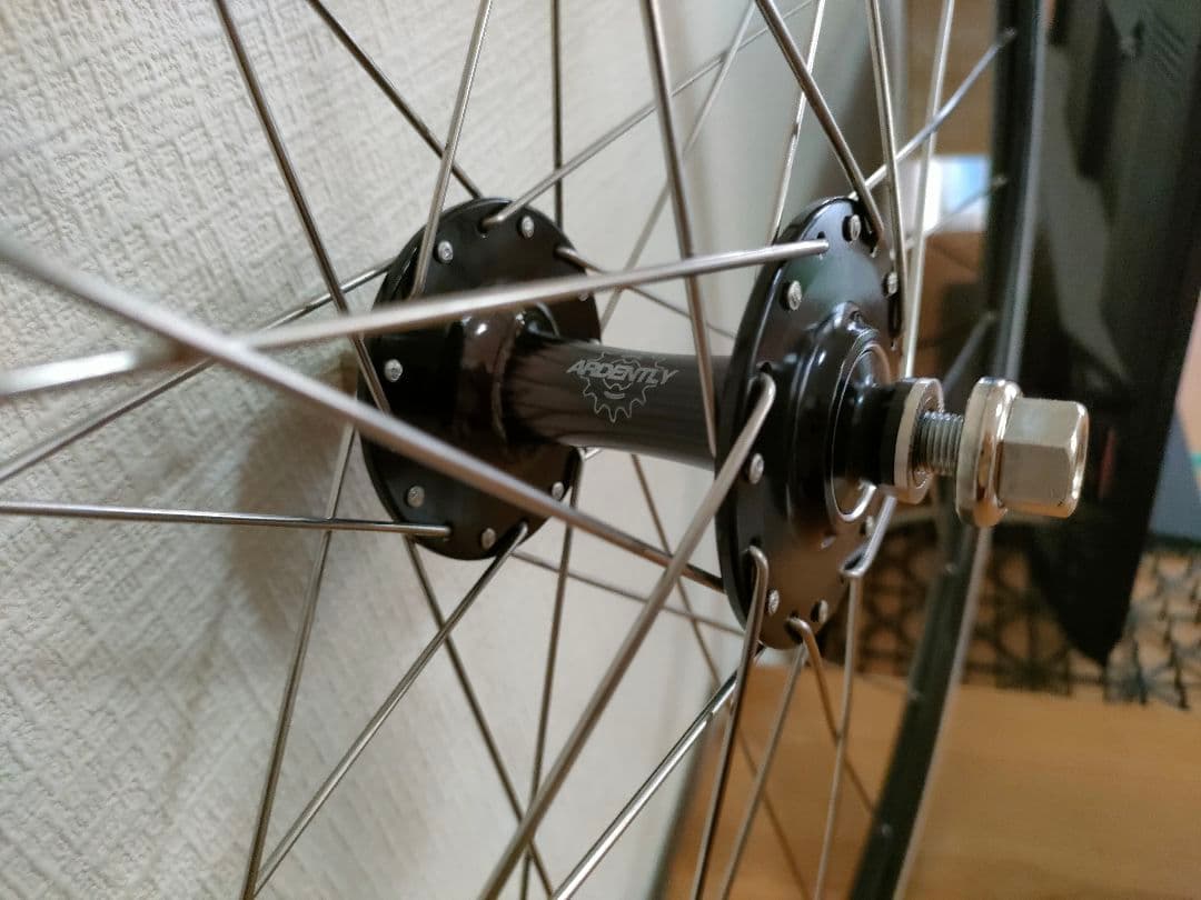 ピスト 競輪 700C 前後ホイール 車輪　AREXRIMS CX24 リアのみ