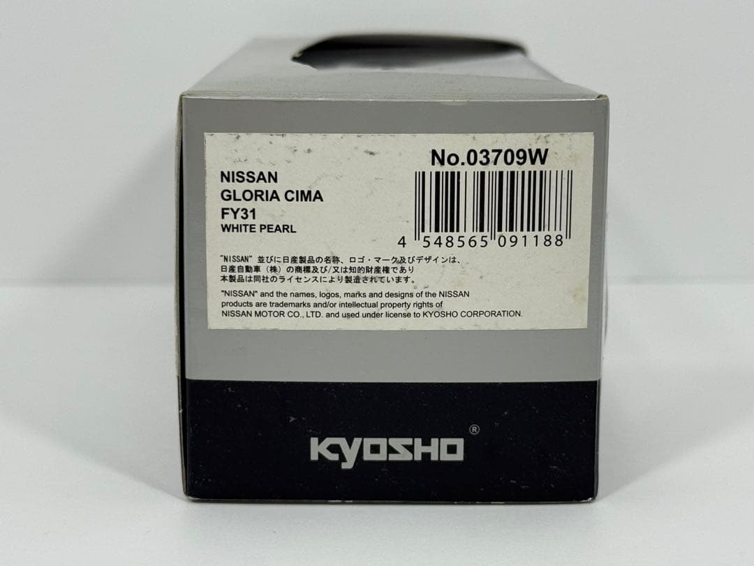 中古品 1/43 日産 FY31 Y31 シーマ ホワイトパール