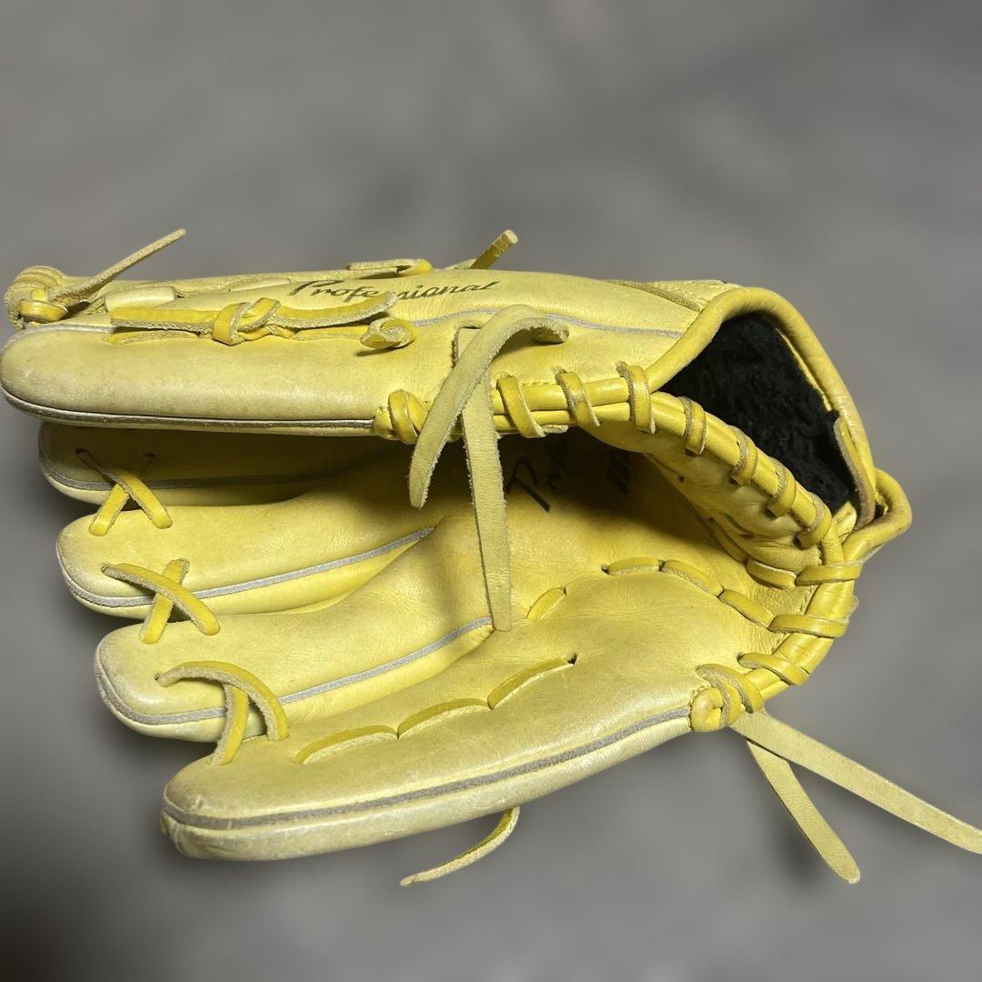 せ*ー様 サウスポー用　Mizuno 軟式グローブ イエロー