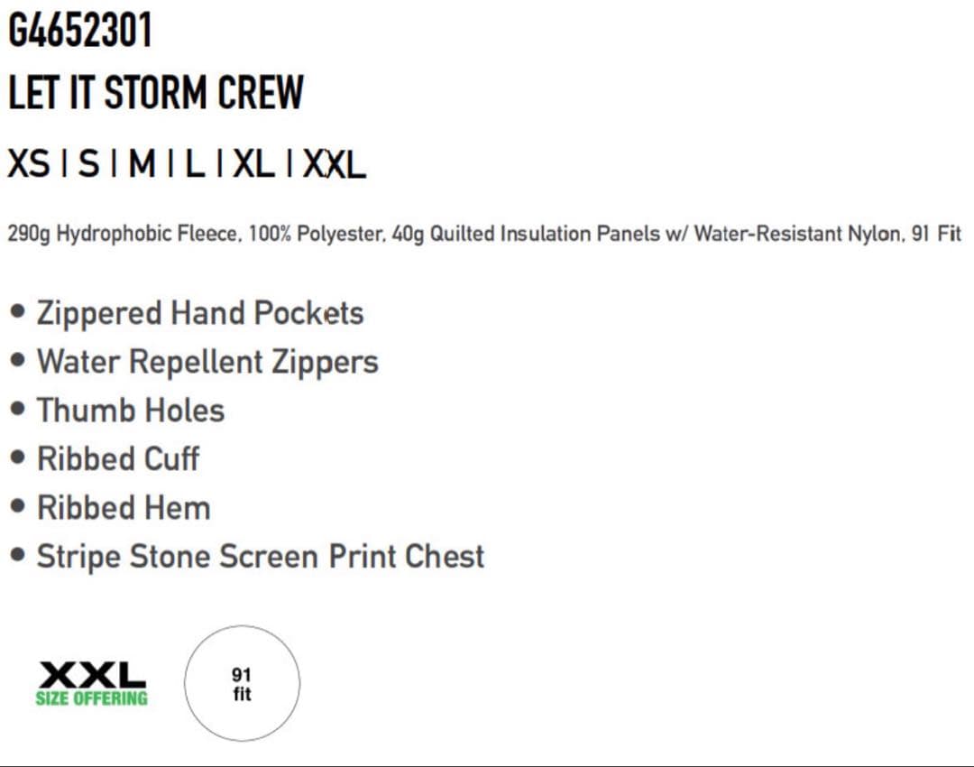 スノーボード Volcom LET IT STORM CREW
