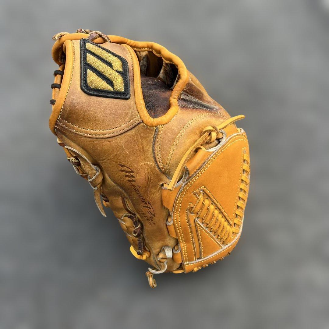 ビックM　Mizuno 軟式グローブ 右投げ用 オレンジ