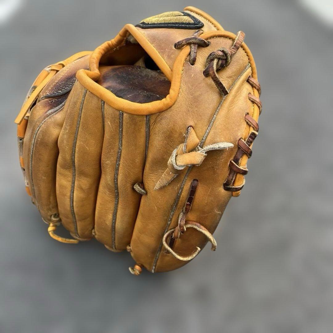 ビックM　Mizuno 軟式グローブ 右投げ用 オレンジ