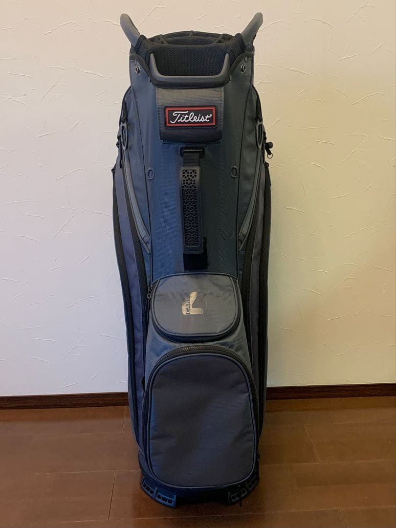 ★良品 タイトリスト TITLEIST カート14キャディバッググレー