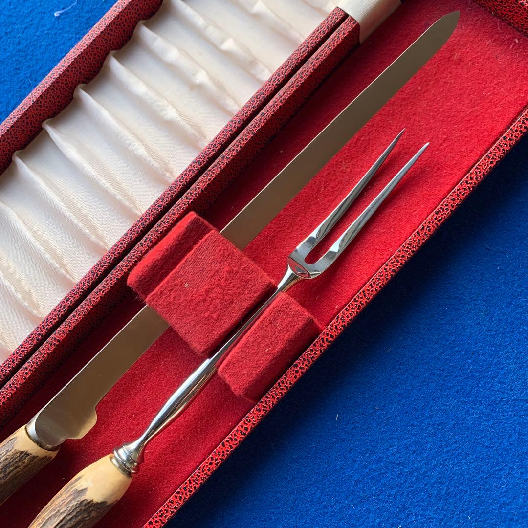 シェフィールド ヴィンテージカービングセット/未使用、長期保管品