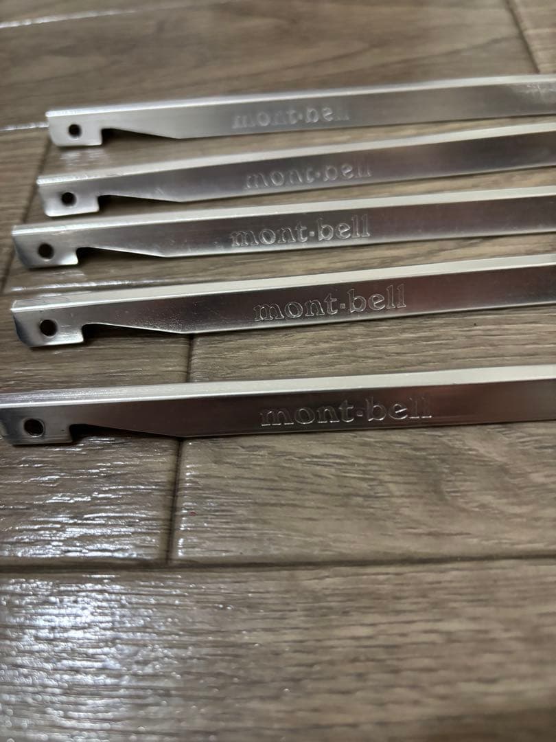 モンベル　ミニタープHX アルミミニタープポール165 ２本付き