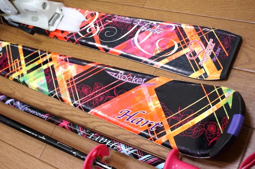 メンテ済 130cm 靴23cm HART スキーセット