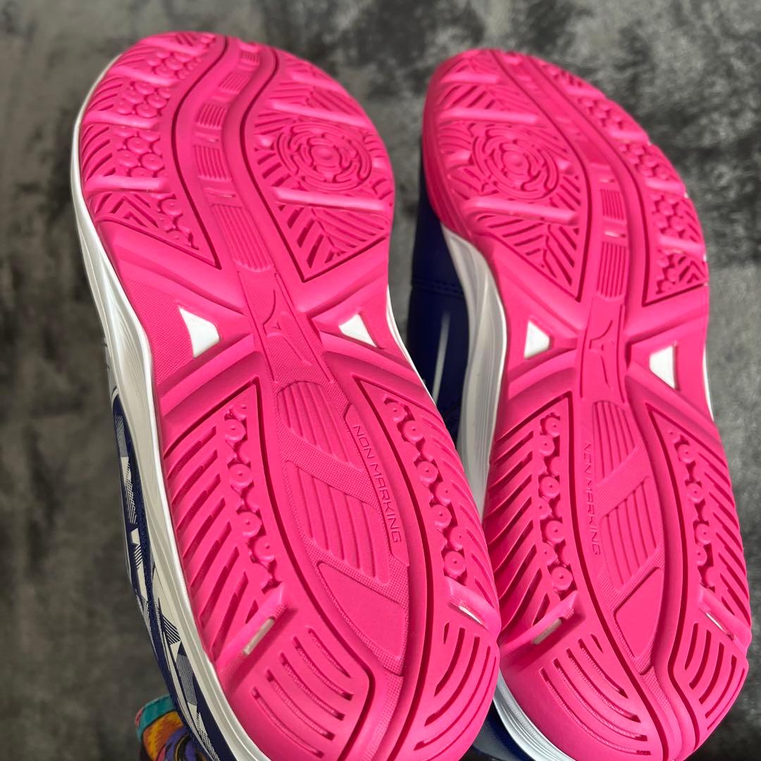 新品 ミズノ バドミントン シューズ スカイブラスター4 24.5 MIZUNO