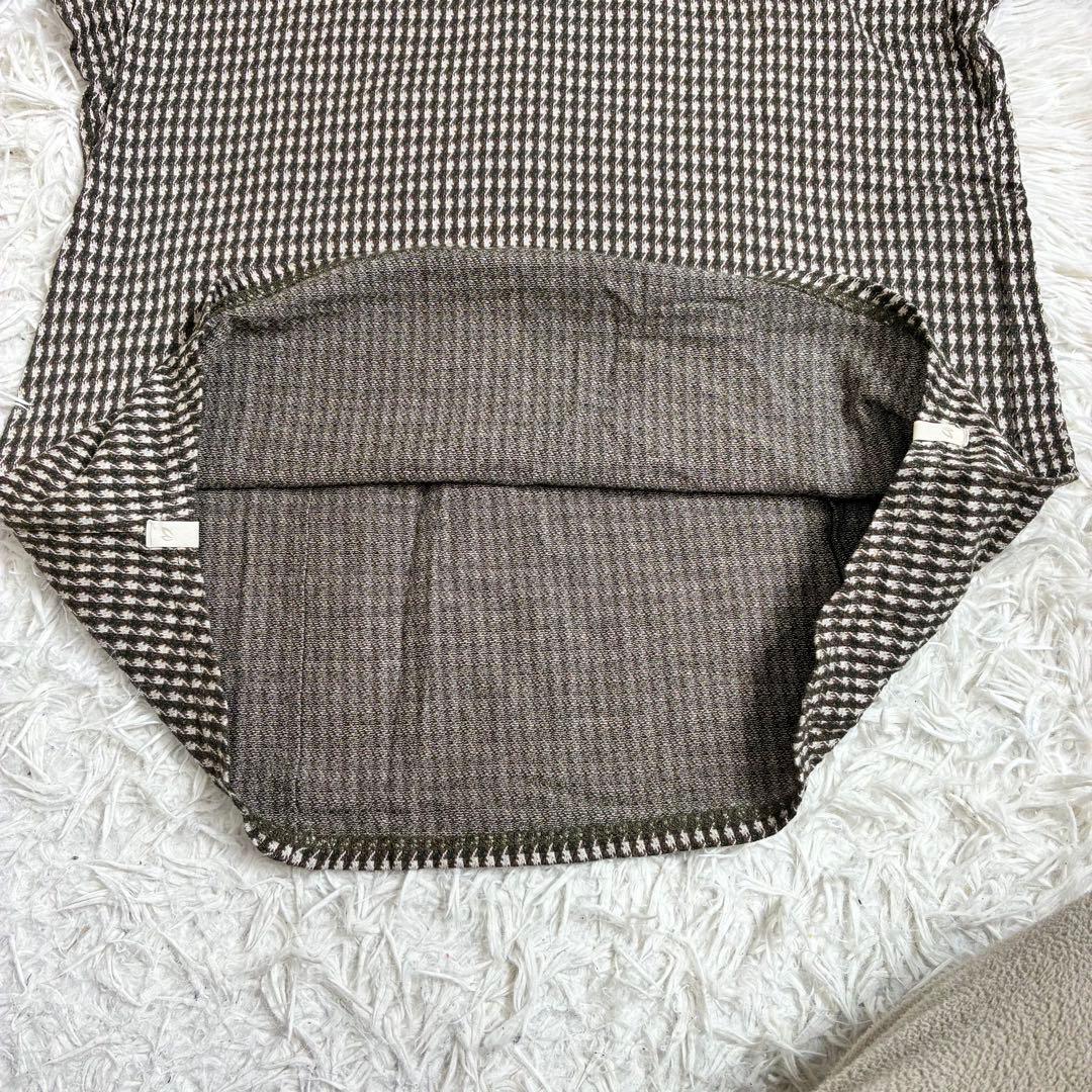 美品　サイズ　5 マスターバニーエディション 半袖ポロシャツ 千鳥 カーキ系