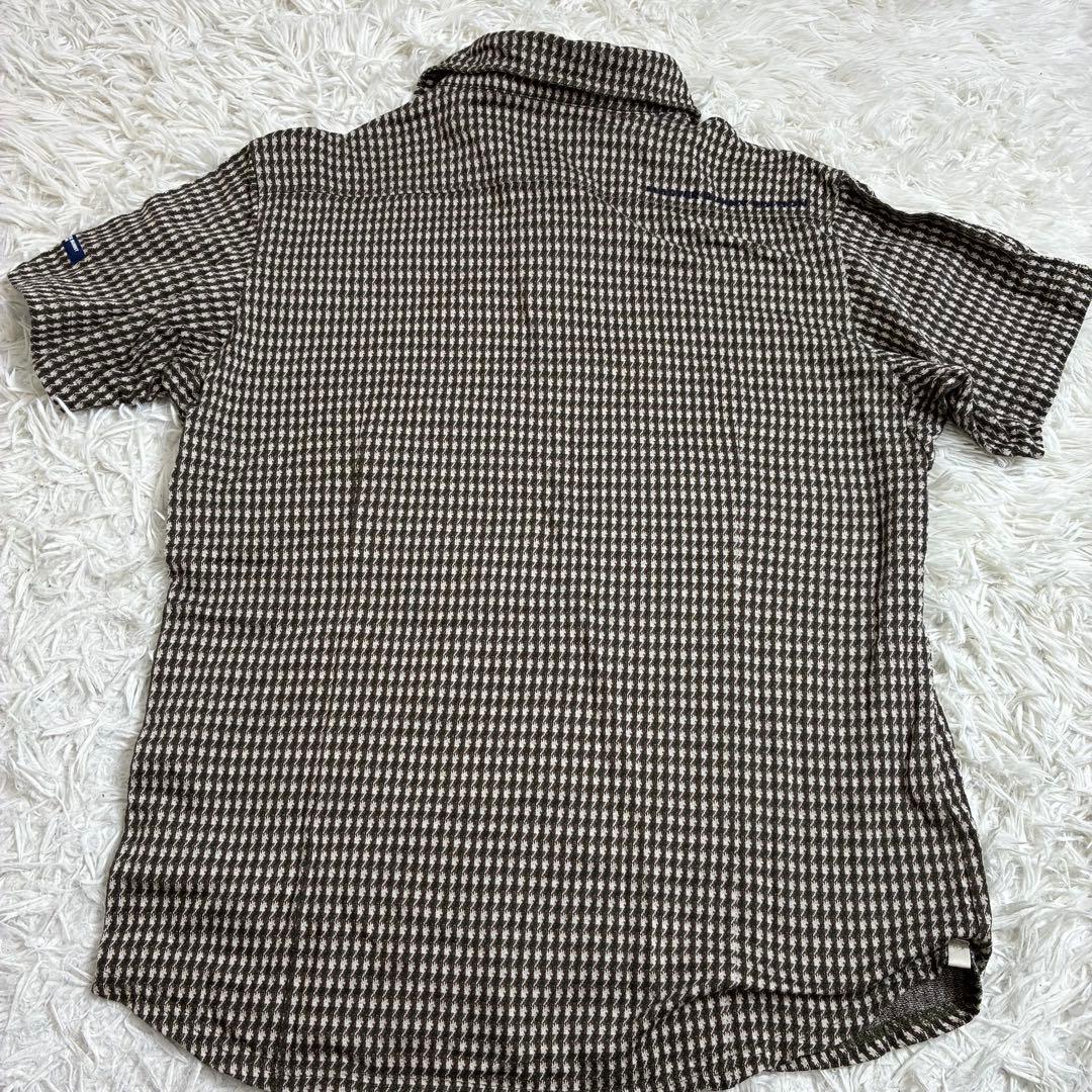 美品　サイズ　5 マスターバニーエディション 半袖ポロシャツ 千鳥 カーキ系