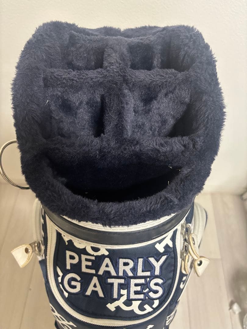 PEARLY GATES キャディバッグ ネイビー