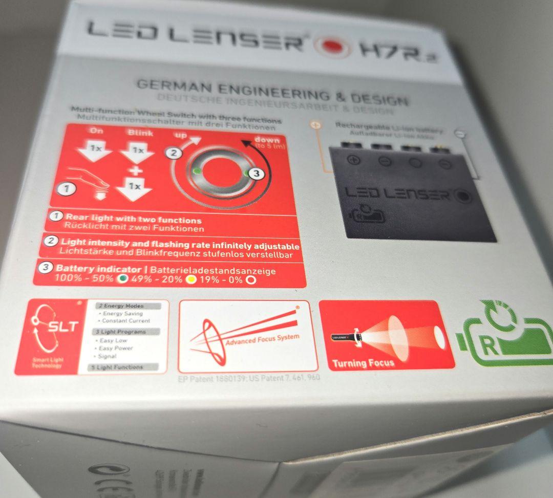 ニ*ー様 新品 未開封 レッド レンザー LED LENSER H7R.2 ヘッ