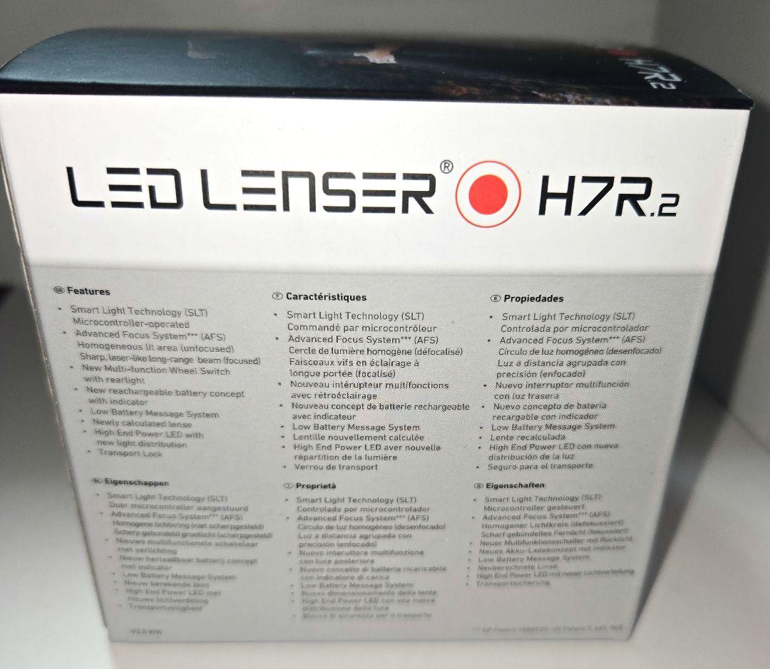 ニ*ー様 新品 未開封 レッド レンザー LED LENSER H7R.2 ヘッ