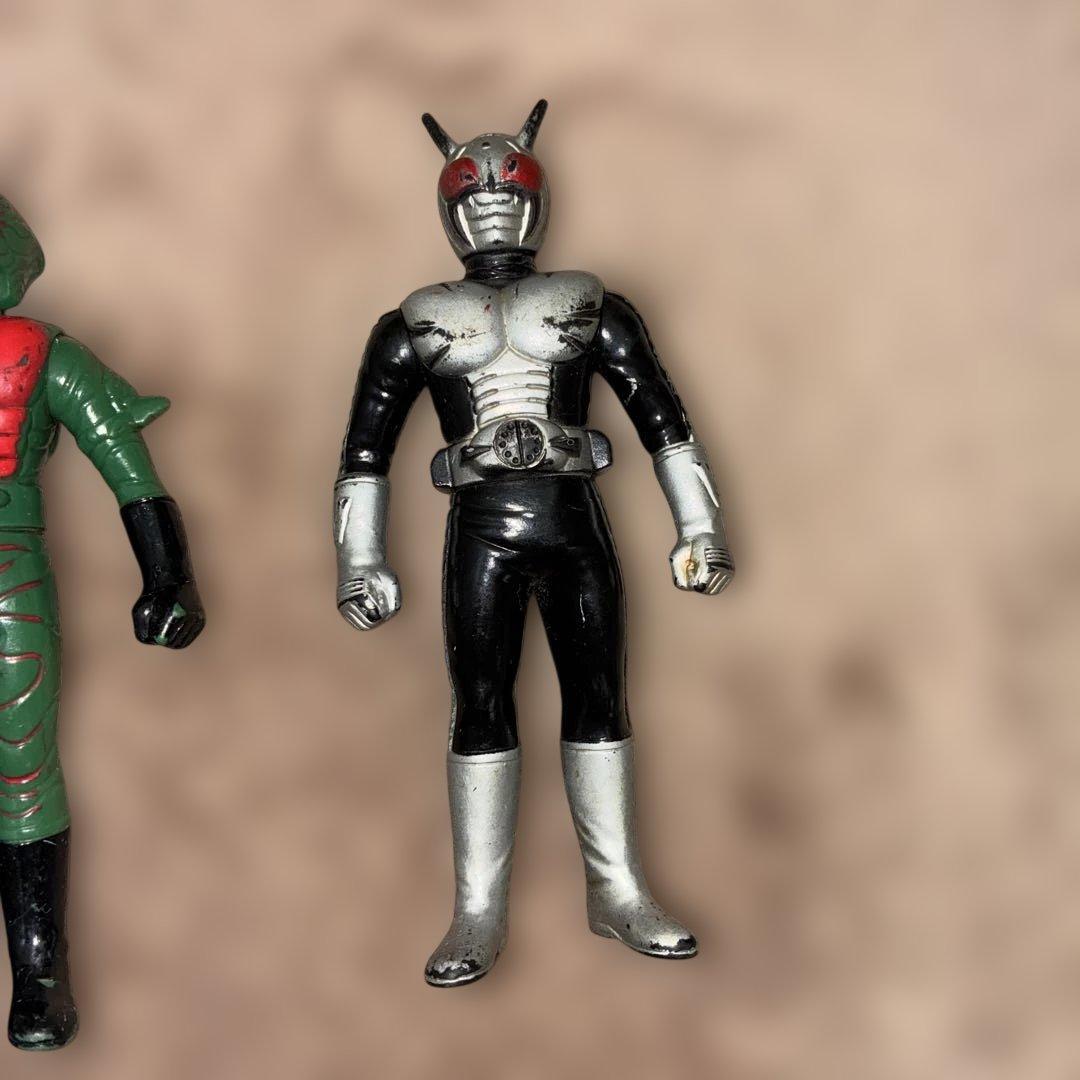 【当時物】仮面ライダーソフビ フィギュア14体セット 昭和〜平成初期 まとめ売り