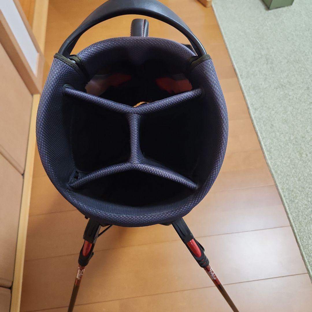 Titleist 9.5ゴルフキャディバッグ 黒/赤
