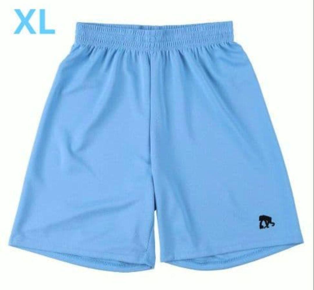 【新品未開封品】エゴザル　上下セット　Tシャツ　バスパン　水色　白　XL