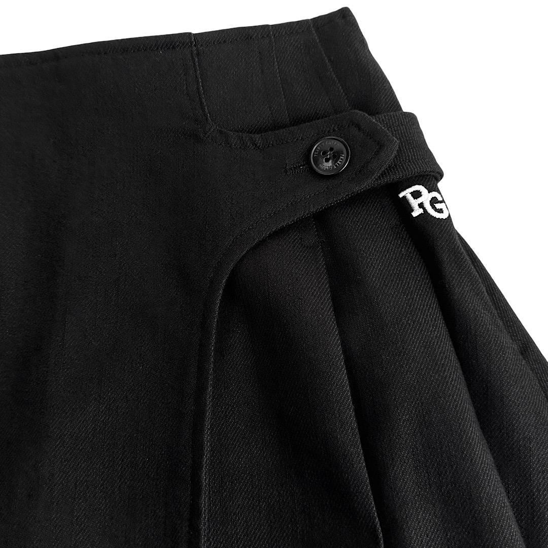505 パーリーゲイツ 定価40700円 アシンメトリープリーツスカート 0 S