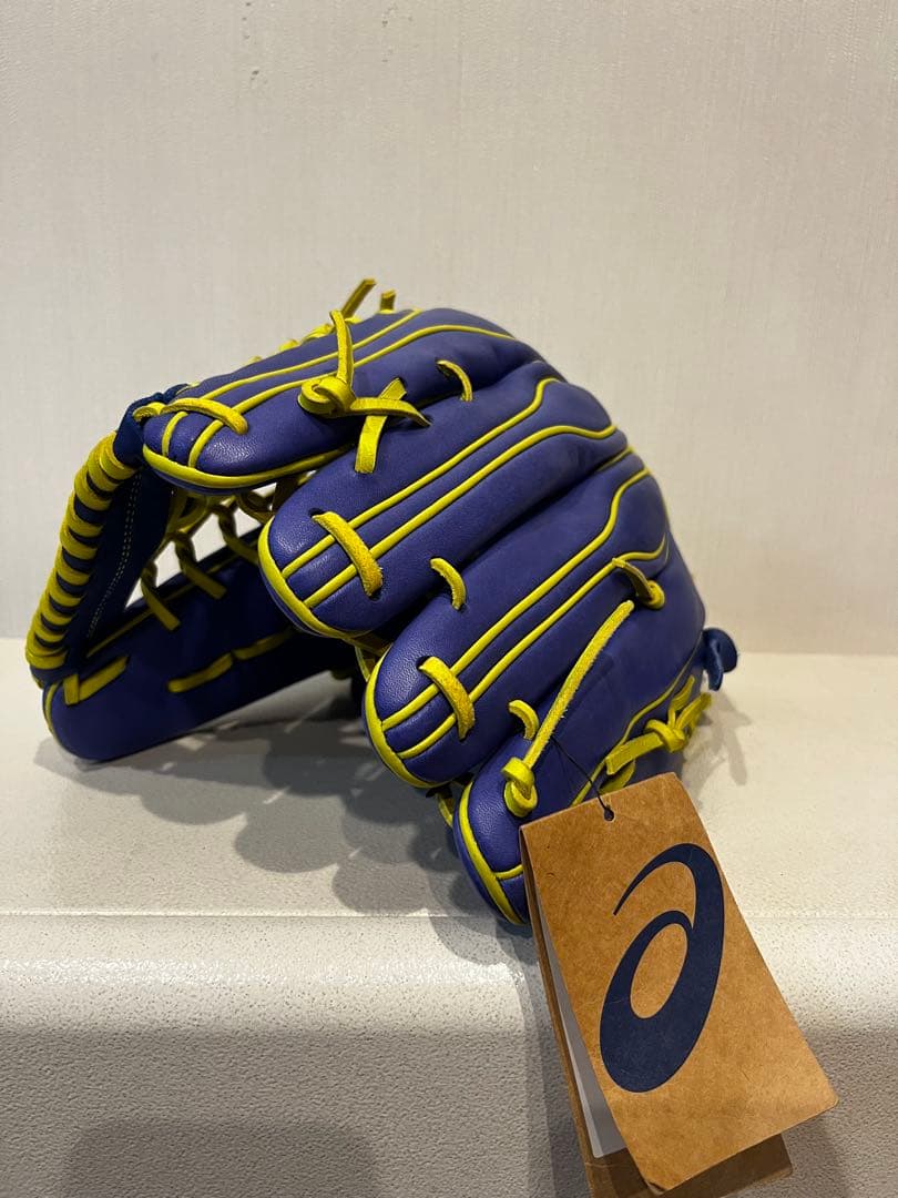 新品　アシックス　野球 軟式グラブ 外野手用 シキサイ　グローブ　右投げ用　12