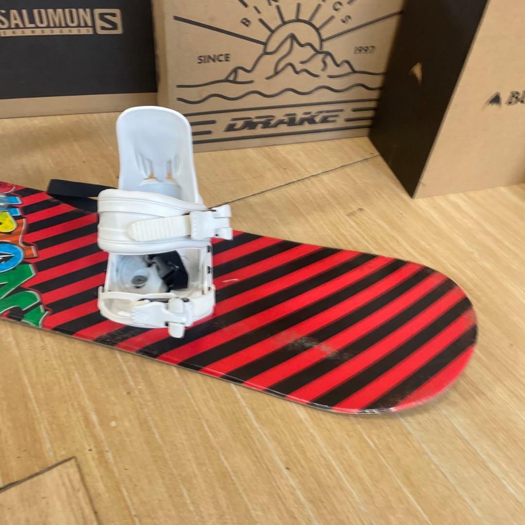 BURTON　キッズスノーボードセット　130cm　バートン　バイン付4点セット
