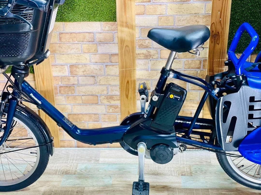 値上直前 ネイビー 大容量 パナソニック 子供乗せ電動アシスト自転車ZH3204