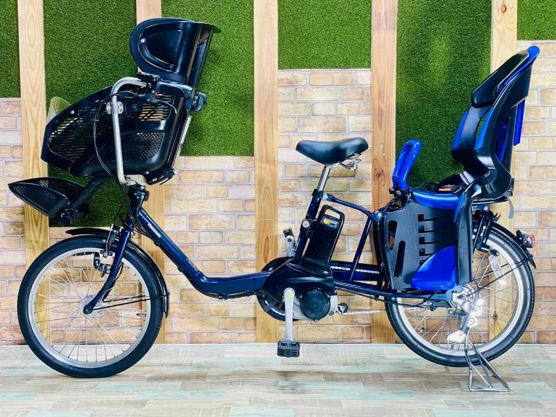 値上直前 ネイビー 大容量 パナソニック 子供乗せ電動アシスト自転車ZH3204