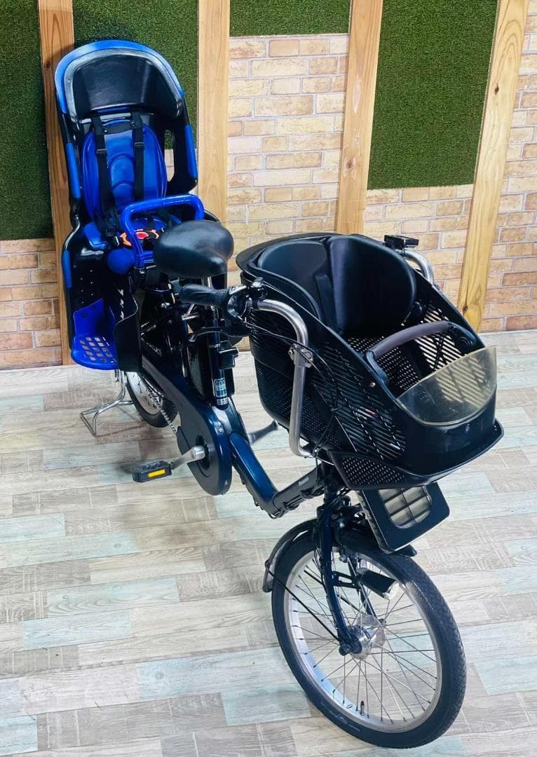 値上直前 ネイビー 大容量 パナソニック 子供乗せ電動アシスト自転車ZH3204