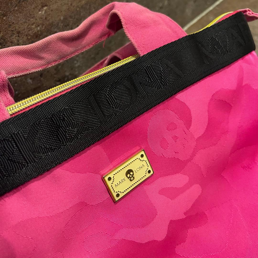 MARK & LONA カートバッグ　カモフラ　ピンク
