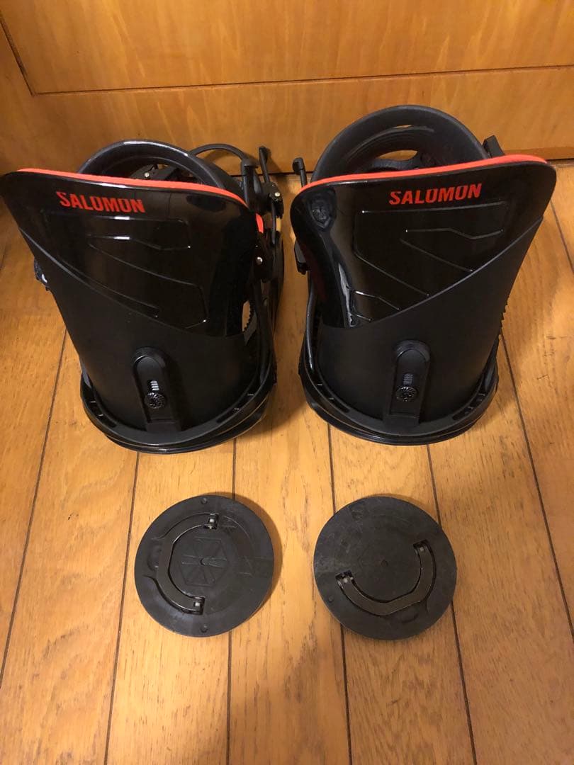 SALOMON スノーボードビンディング ブラック/レッド