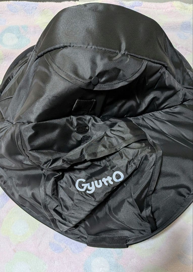 【新品】Gyuttoギュットクルーム　後ろ用レインカバー 上カバーのみ ブラック
