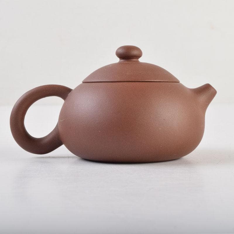 きち 　中国　宣興紫砂銘　紫砂　朱泥　急須　茶壷　C　9218