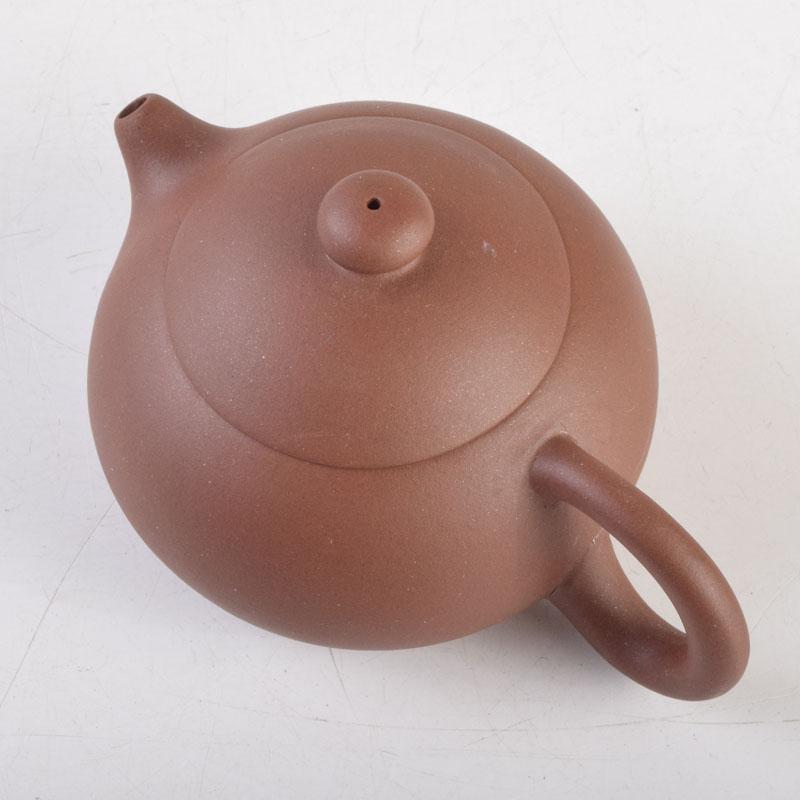 きち 　中国　宣興紫砂銘　紫砂　朱泥　急須　茶壷　C　9218
