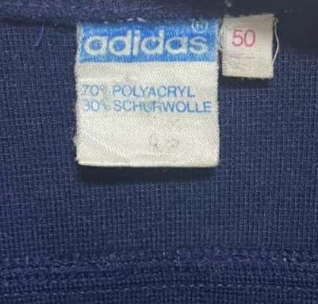 adidas ジャージ 西ドイツ製　70s ネイビー　vintage