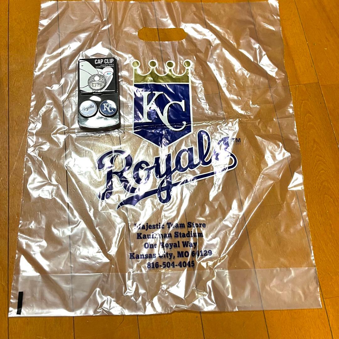 MLBカンザスシティロイヤルズ　ゴルフマーカー　キャップクリップ付き