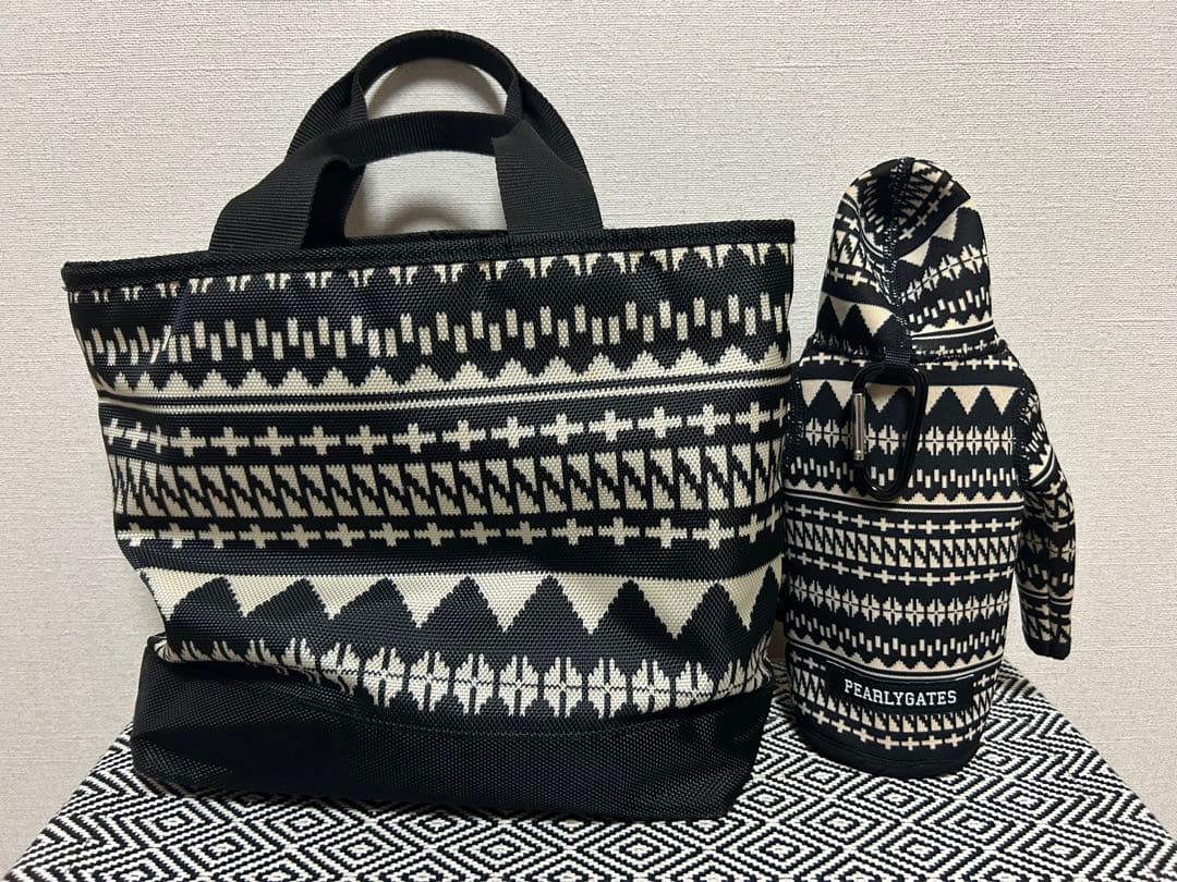 パーリーゲイツ　カートバッグ&ペットボトルホルダー　ラウンド　ゴルフ
