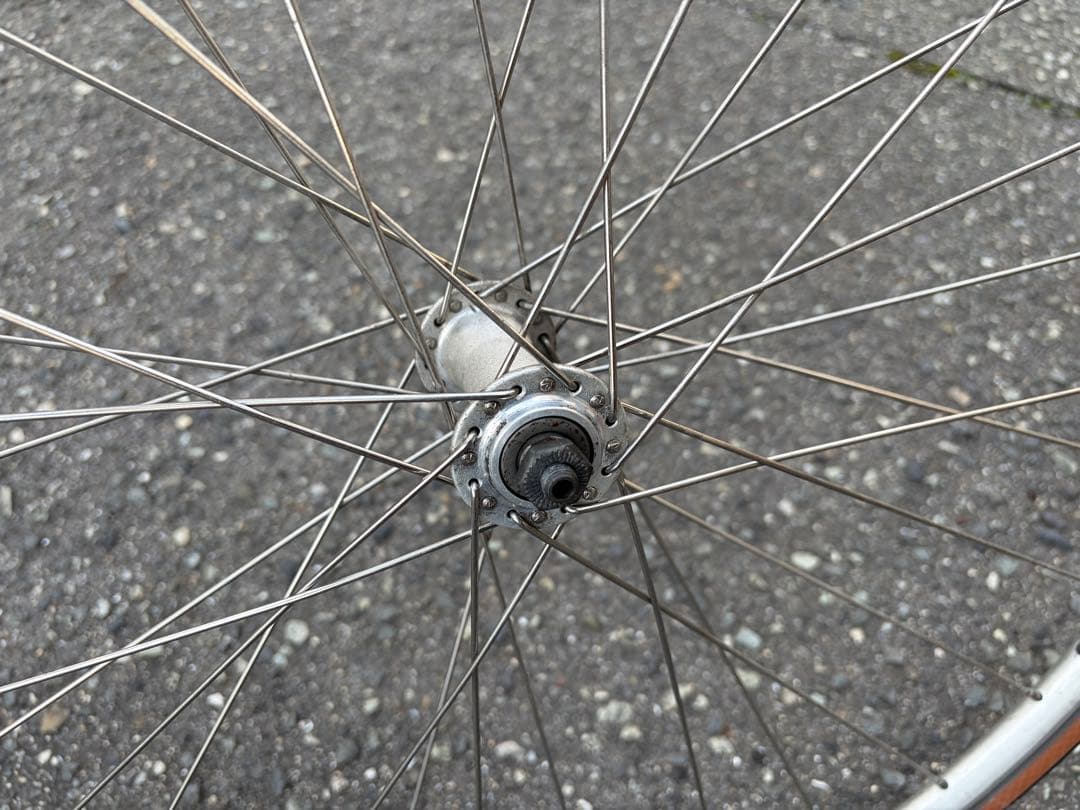 クロスバイク ホイール前後セット リムブレーキ 100mm 135mm