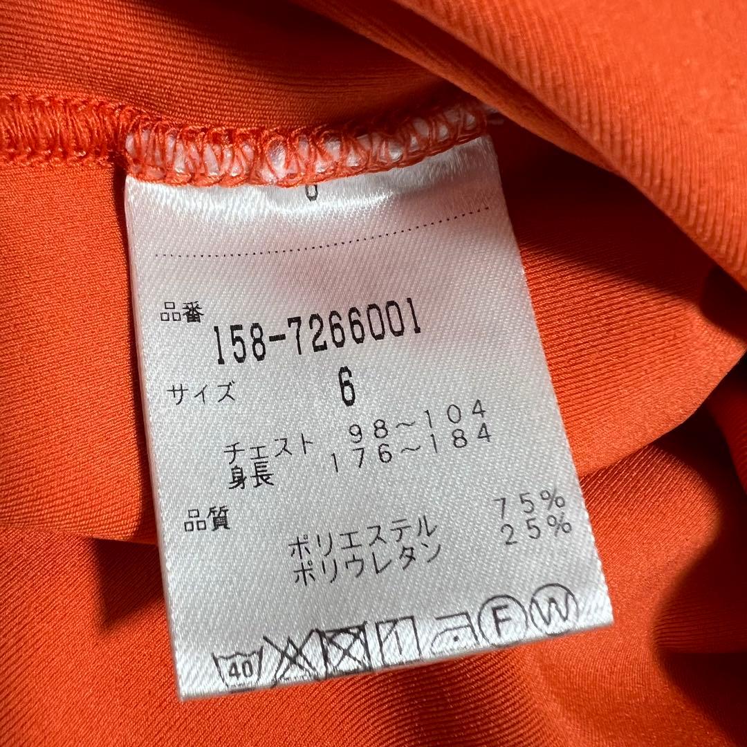 マスターバニーエディション　長袖モックネックシャツ　ストレッチ　サイズ6 美品
