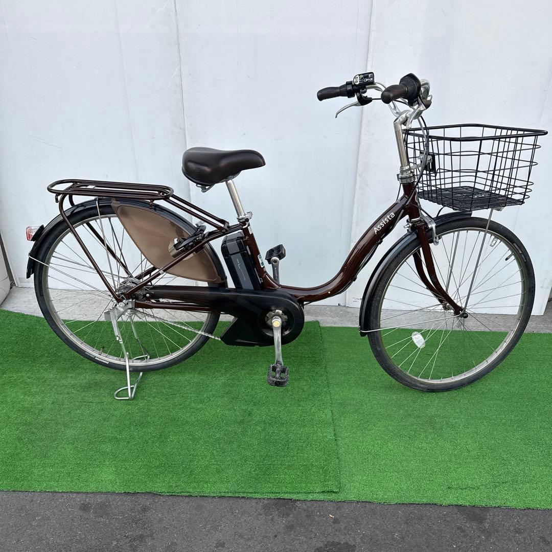 ブリヂストン電動アシスト自転車26インチ8.9Ah ブラウン