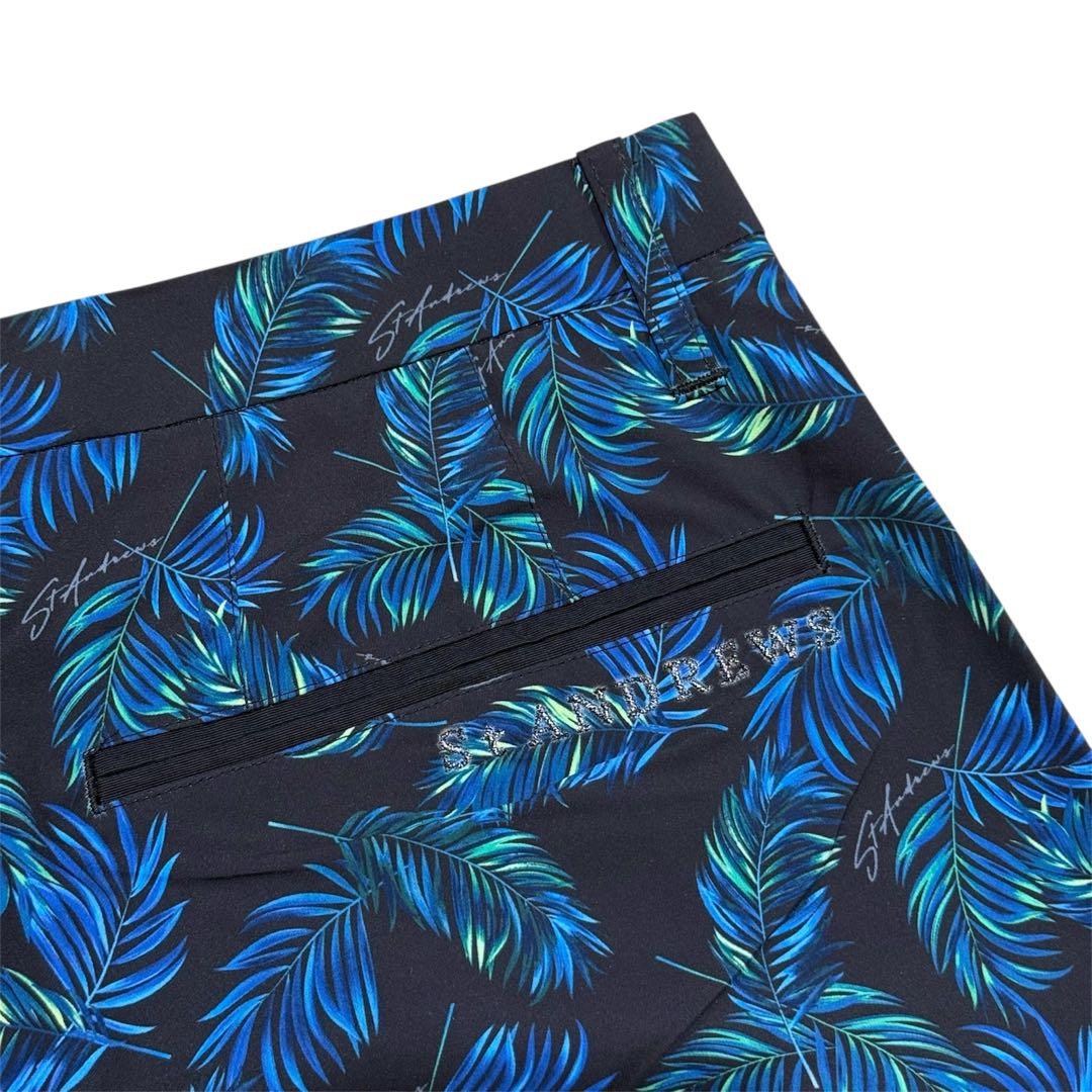 【50％オフ】定価2.1万円 St ANDREWS ゴルフパンツ 柄 メンズ