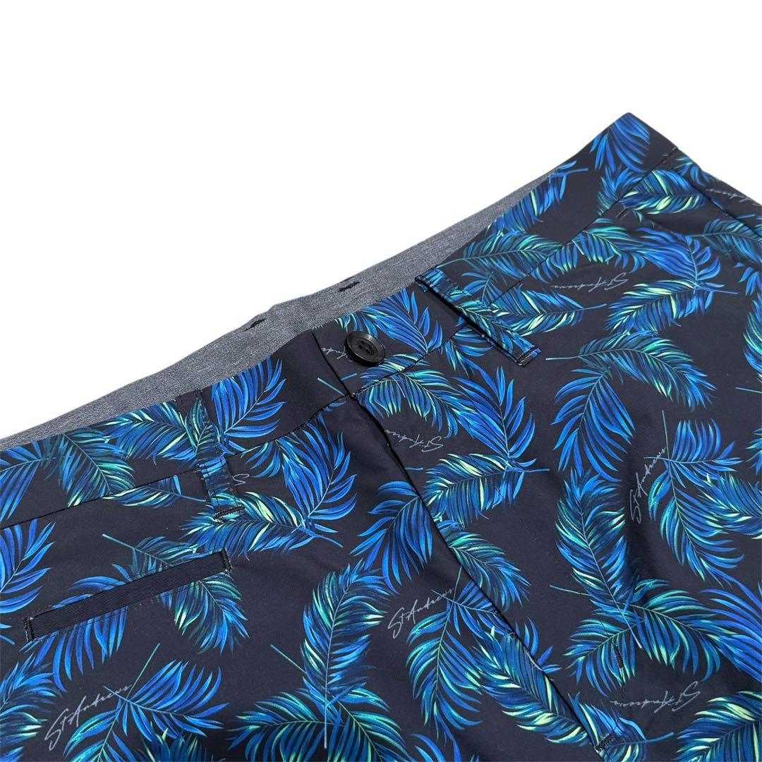 【50％オフ】定価2.1万円 St ANDREWS ゴルフパンツ 柄 メンズ