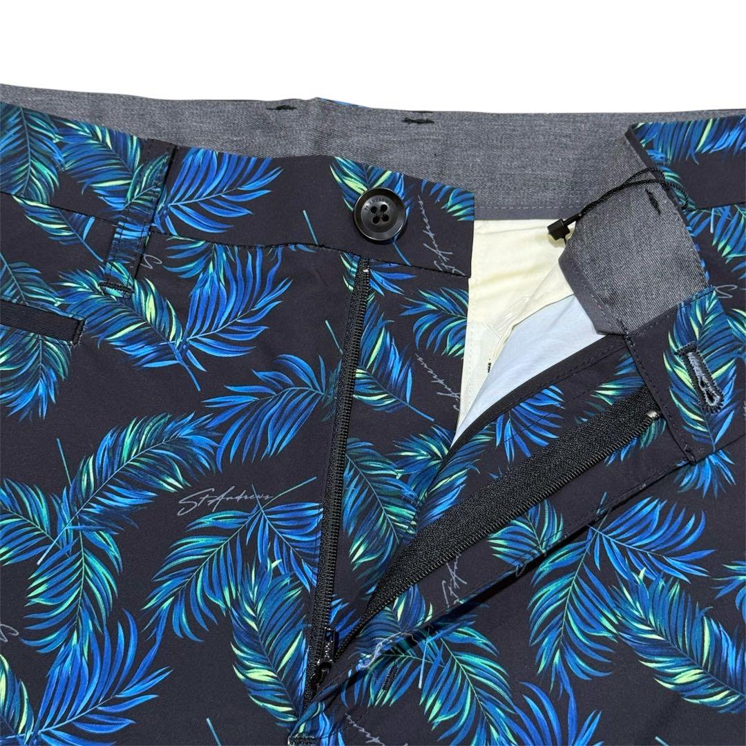 【50％オフ】定価2.1万円 St ANDREWS ゴルフパンツ 柄 メンズ
