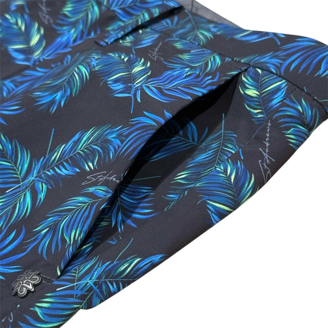 【50％オフ】定価2.1万円 St ANDREWS ゴルフパンツ 柄 メンズ
